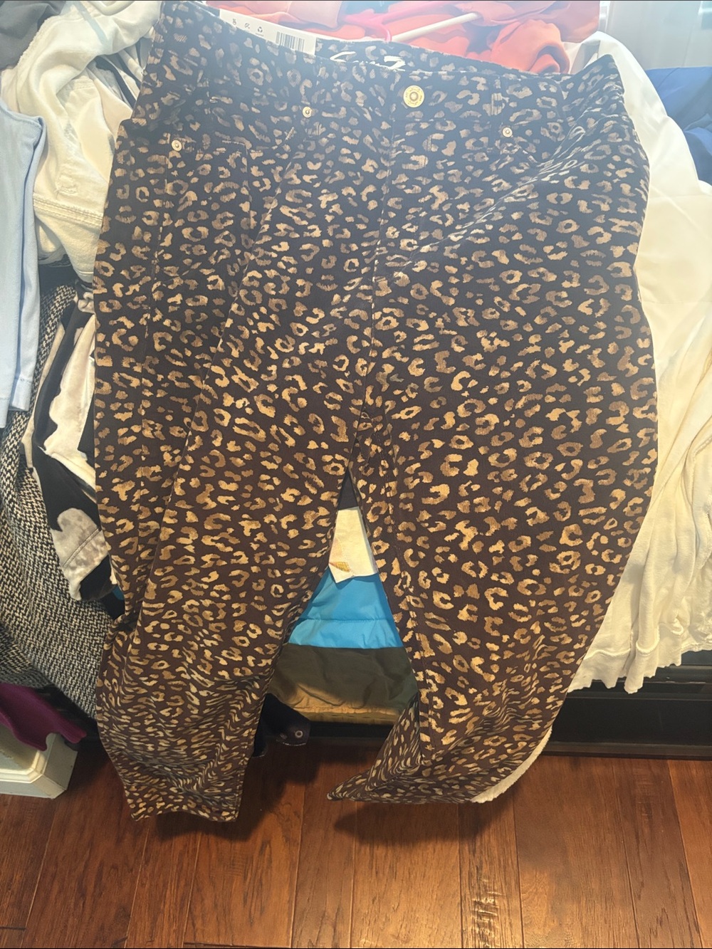 Seven7 Girls Leopard Print Leggings - Brown and Black